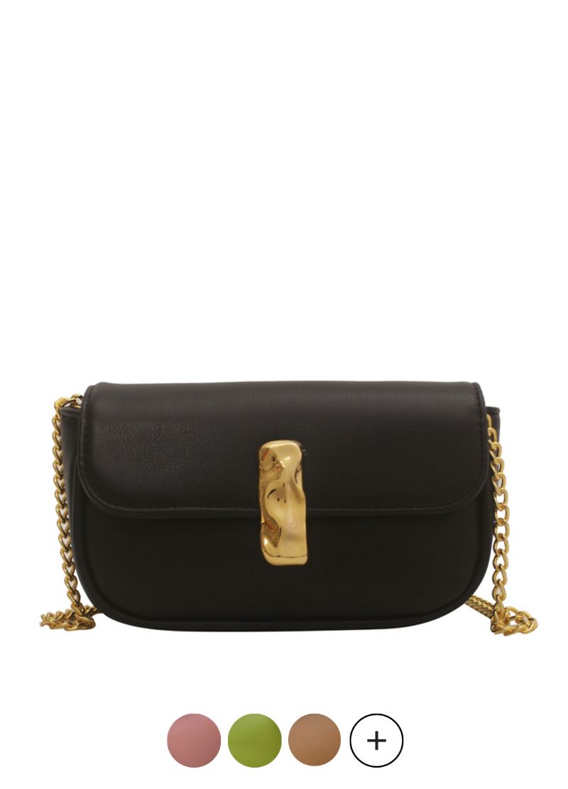 Cleo Leather Flap Crossbody Käsilaukku