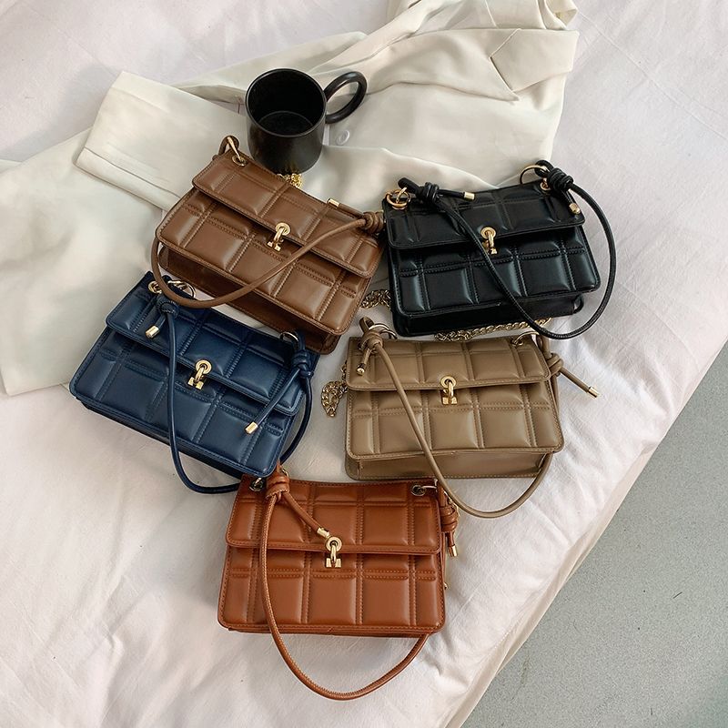 Colina Naisten Pienet Nahkaiset Crossbody-laukut - Musta