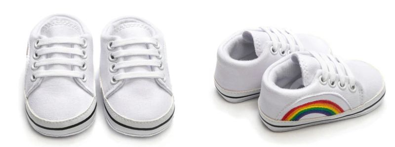 Conzo Unisex Lasten Rennot Tennarit - Valkoinen
