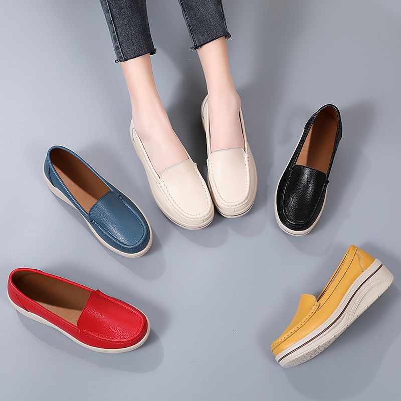 Coral Naisten Platform Loafer -kengät - Beige