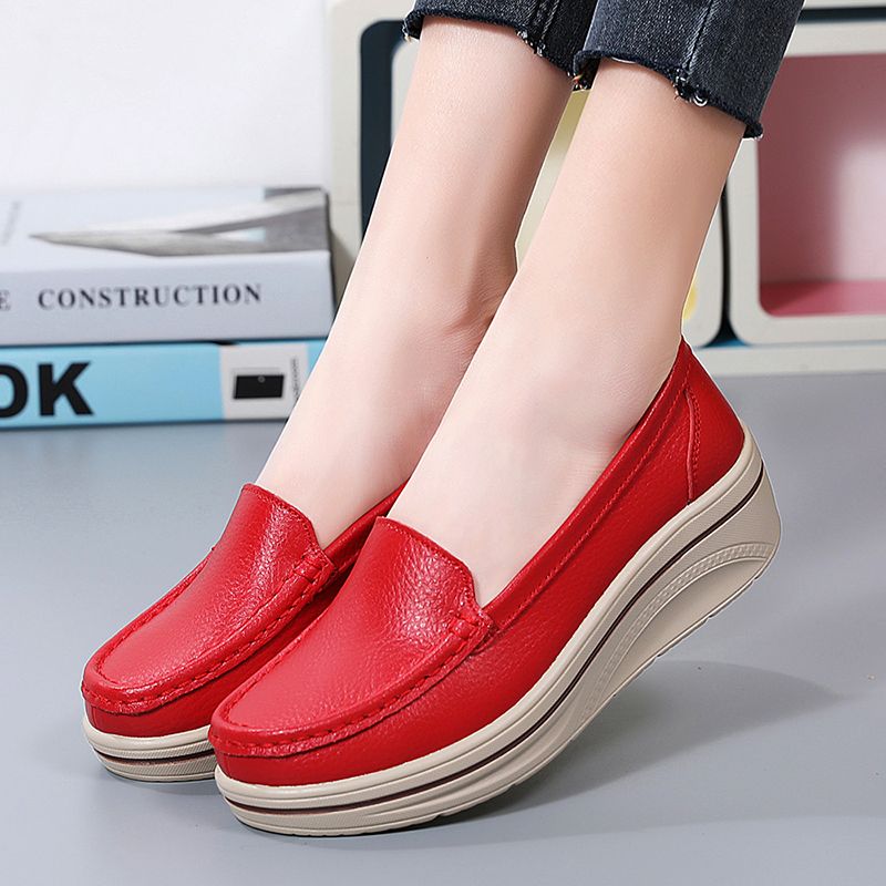 Coral Naisten Platform Loafer -kengät - Beige