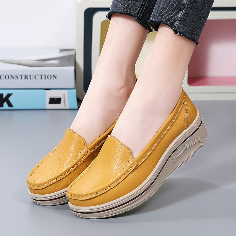 Coral Naisten Platform Loafer -kengät - Beige