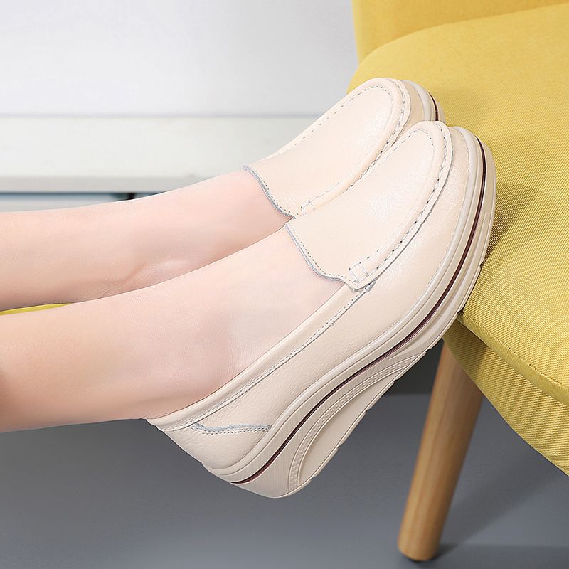 Coral Naisten Platform Loafer -kengät - Beige
