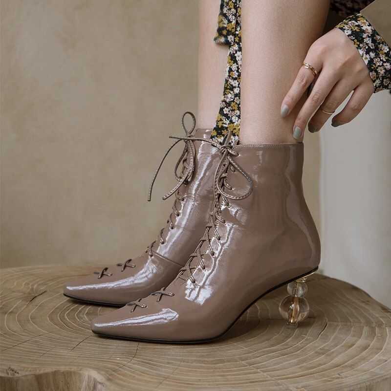 Dafne Naisten Saappaat - Beige