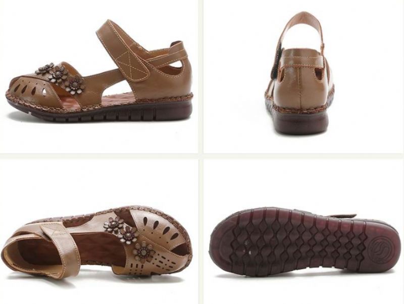 Dalena Naisten Litteät Sandaalit - Beige