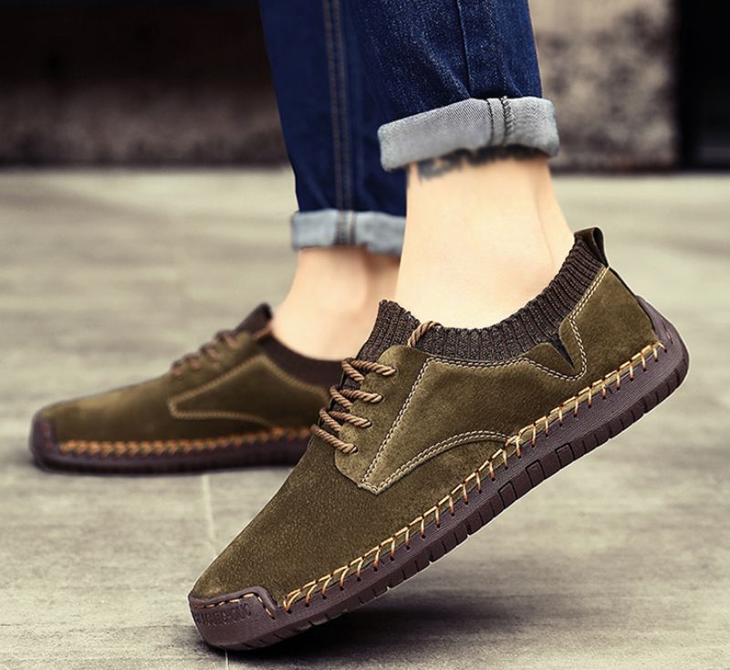 Davian Miesten Loafer-kengät - Khaki