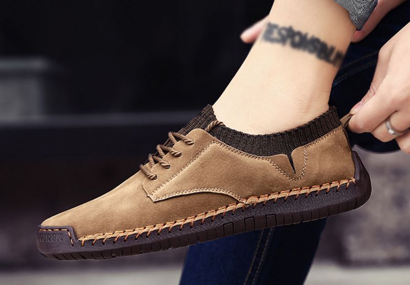 Davian Miesten Loafer-kengät - Khaki