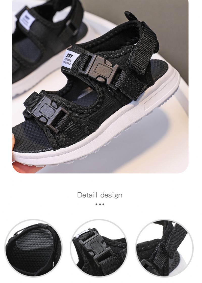 Debie Unisex -lasten Muotisandaalit - Musta