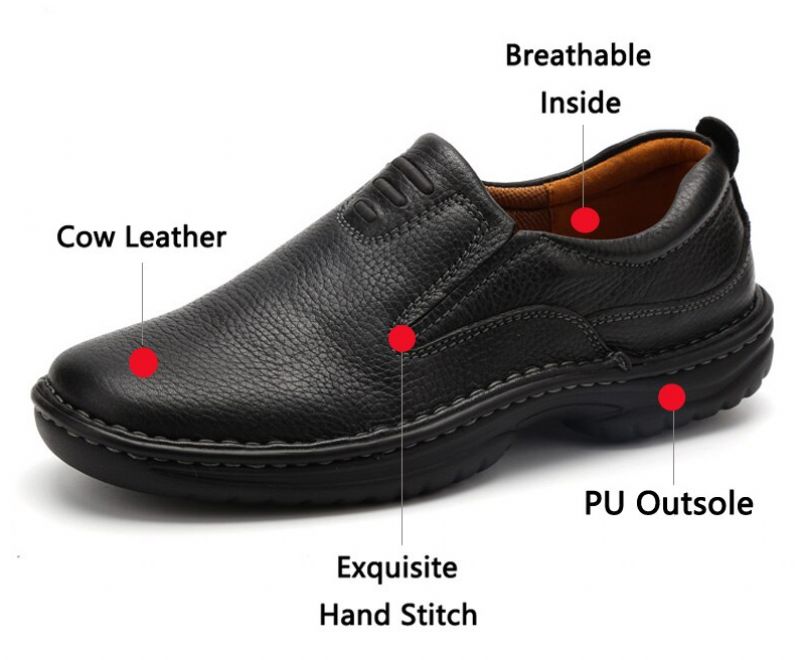 Delle Miesten Loafers Classic -kengät - Musta