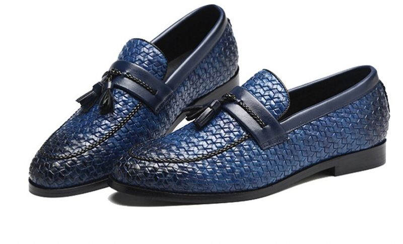 Delvet Miesten Loafers -ylelliset Kengät - Sininen