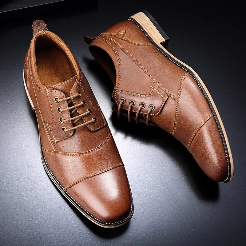 Demetrio Miesten Rento Oxford - Kahvi