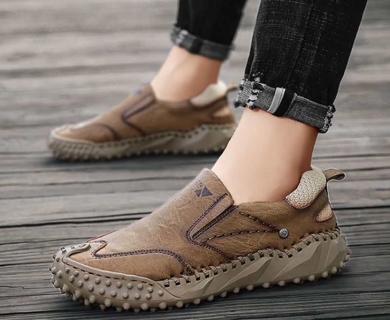 Dennis Miesten Loafers Classic -kengät - Harmaa