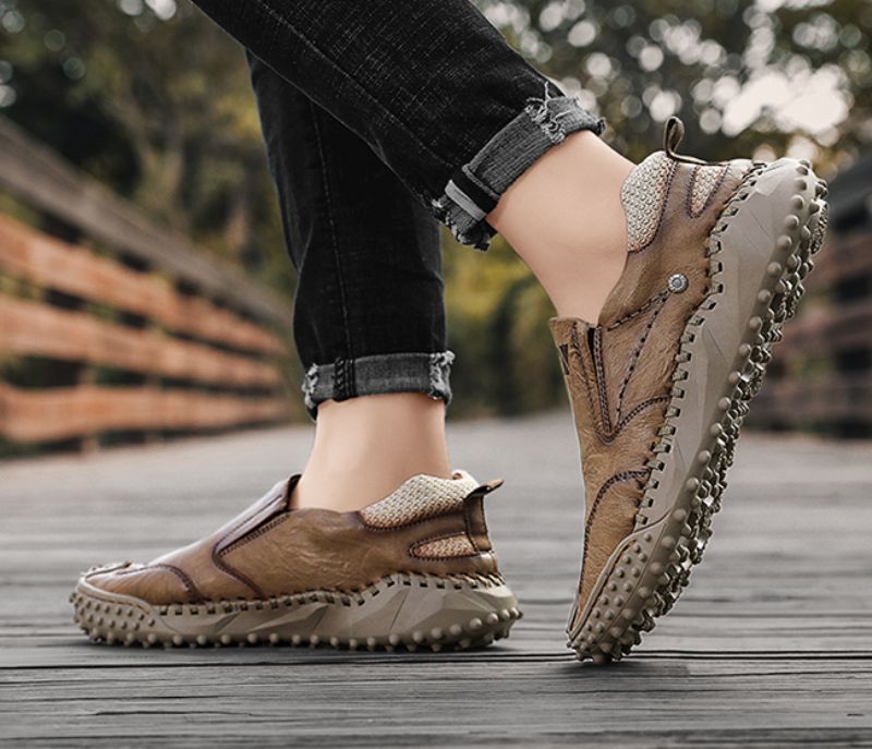 Dennis Miesten Loafers Classic -kengät - Harmaa