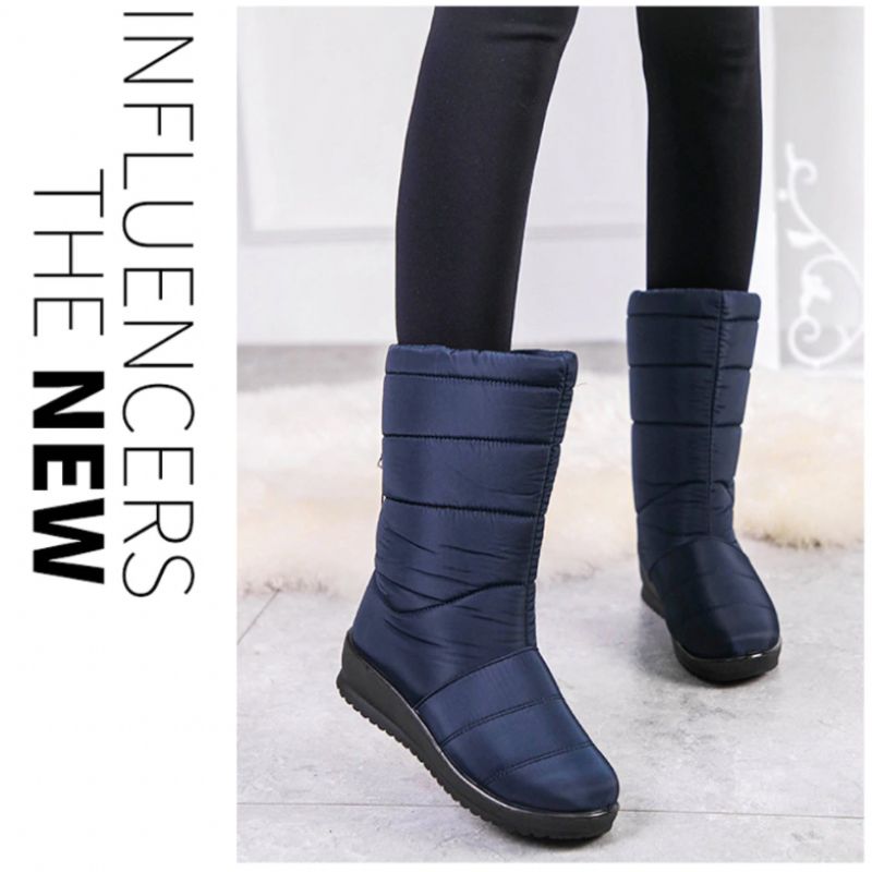 Devany Boots Mid Calf - Viininpunainen