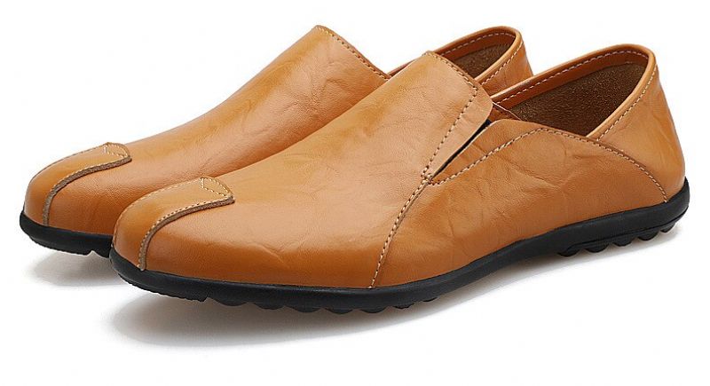 Dibu Miesten Loafers Vapaa-ajan Kengät - Keltainen