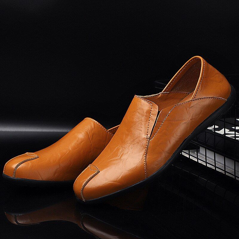 Dibu Miesten Loafers Vapaa-ajan Kengät - Keltainen