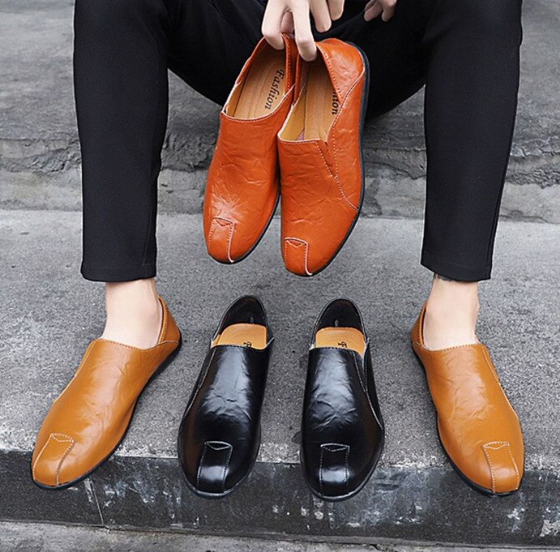 Dibu Miesten Loafers Vapaa-ajan Kengät - Keltainen