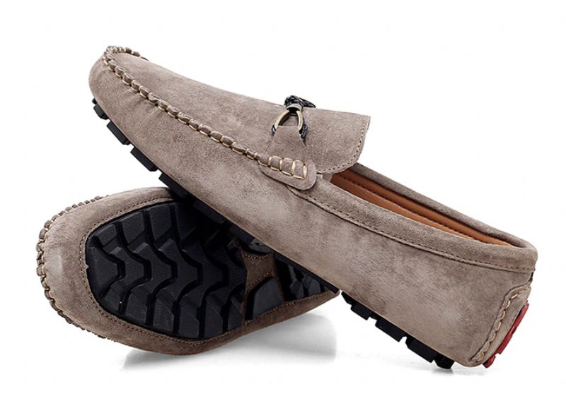 Diler Miesten Loafers Mokkakengät - Khaki