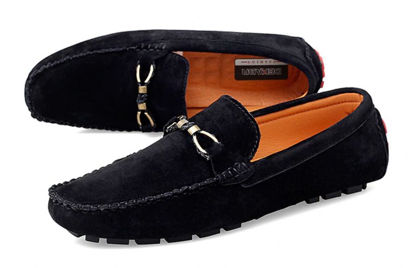 Diler Miesten Loafers Mokkakengät - Khaki
