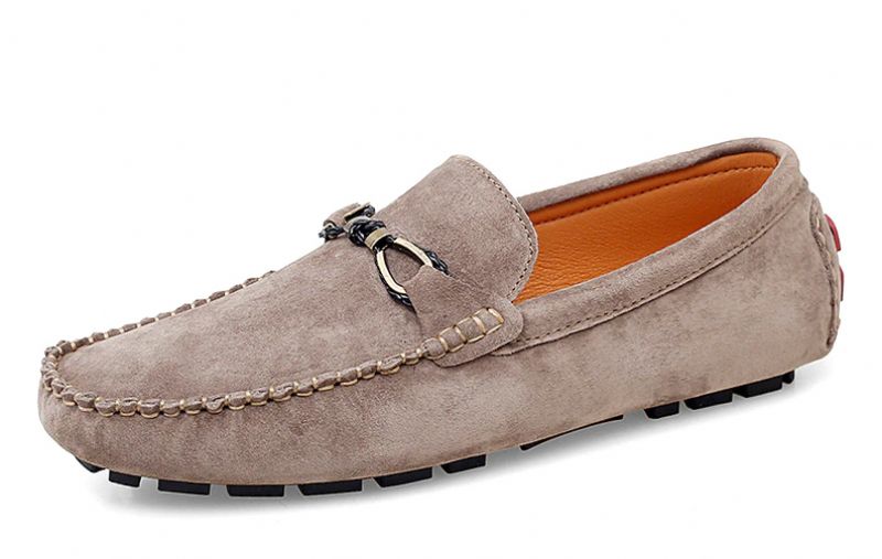 Diler Miesten Loafers Mokkakengät - Khaki