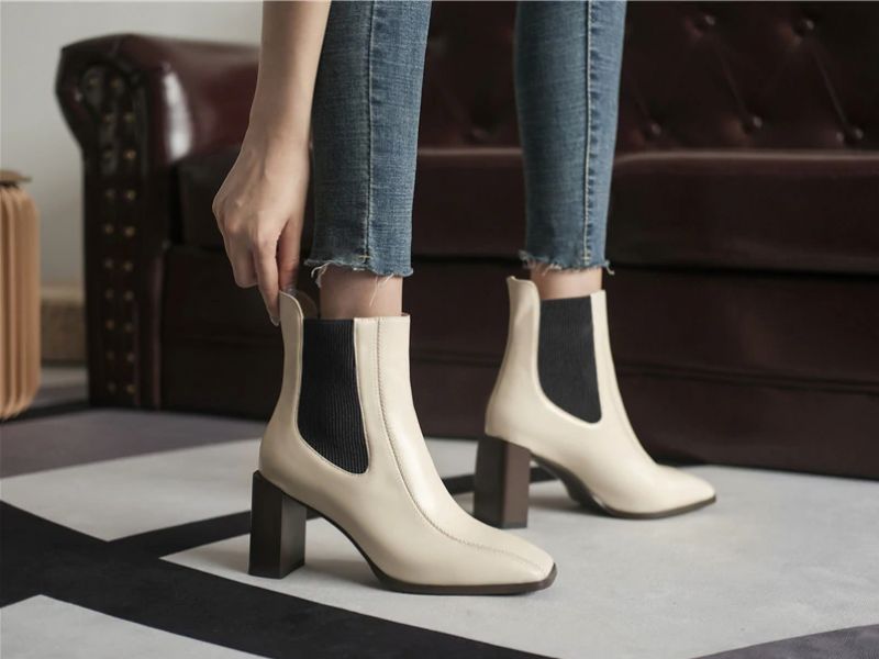Dixie Boots Nilkkakorkeus - Beige