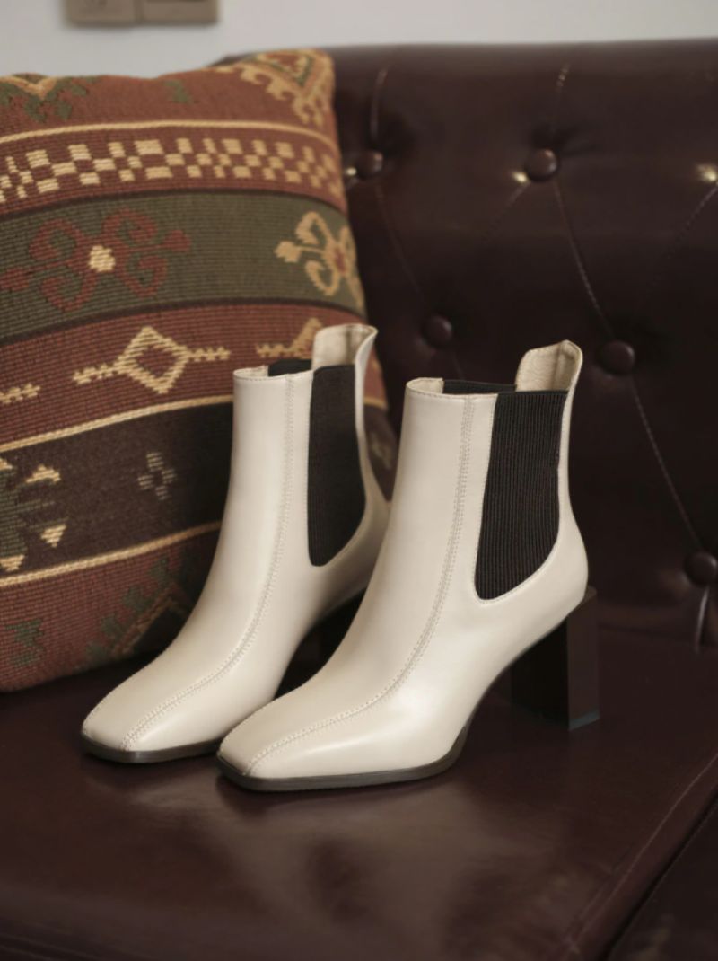 Dixie Boots Nilkkakorkeus - Beige