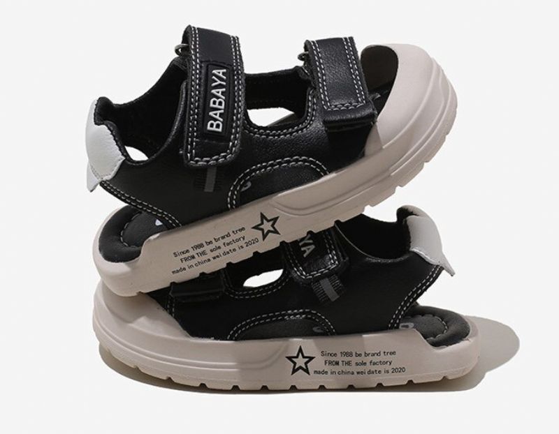Doncik Unisex -lasten Rento Sandaali - Musta