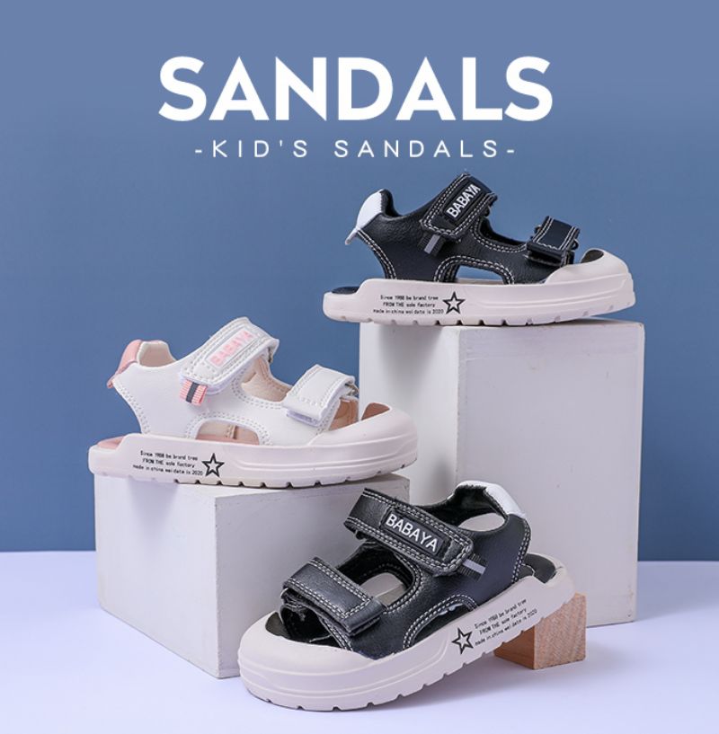 Doncik Unisex -lasten Rento Sandaali - Musta