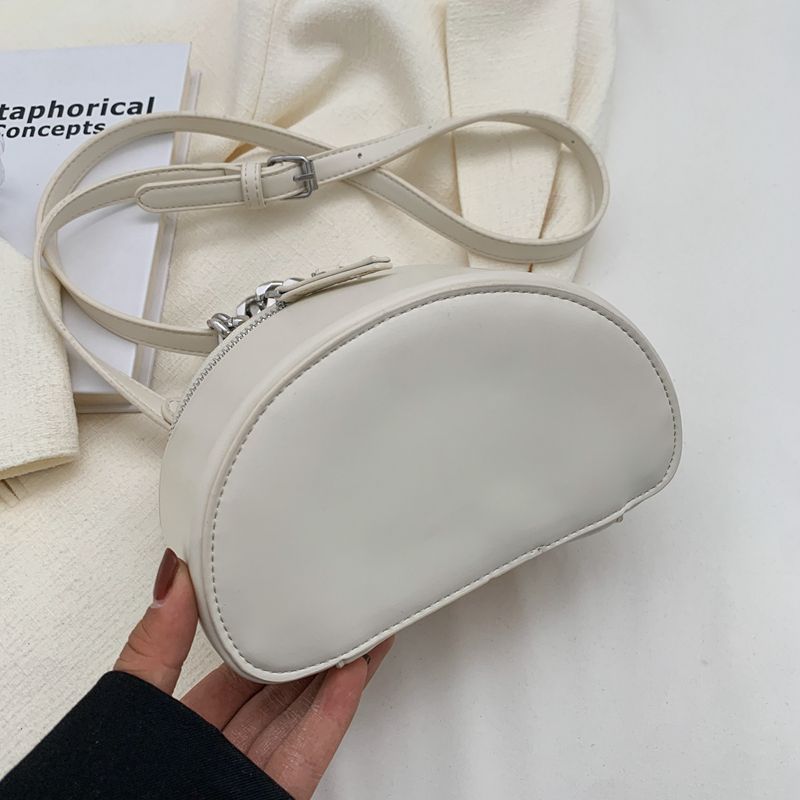 Donna Naisten Mini Nahkaketjukäsilaukku - Beige
