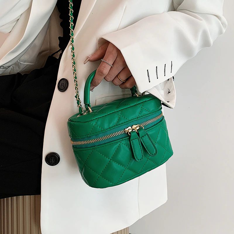 Dory Naisten Mininahkainen Crossbody Käsilaukku - Vihreä