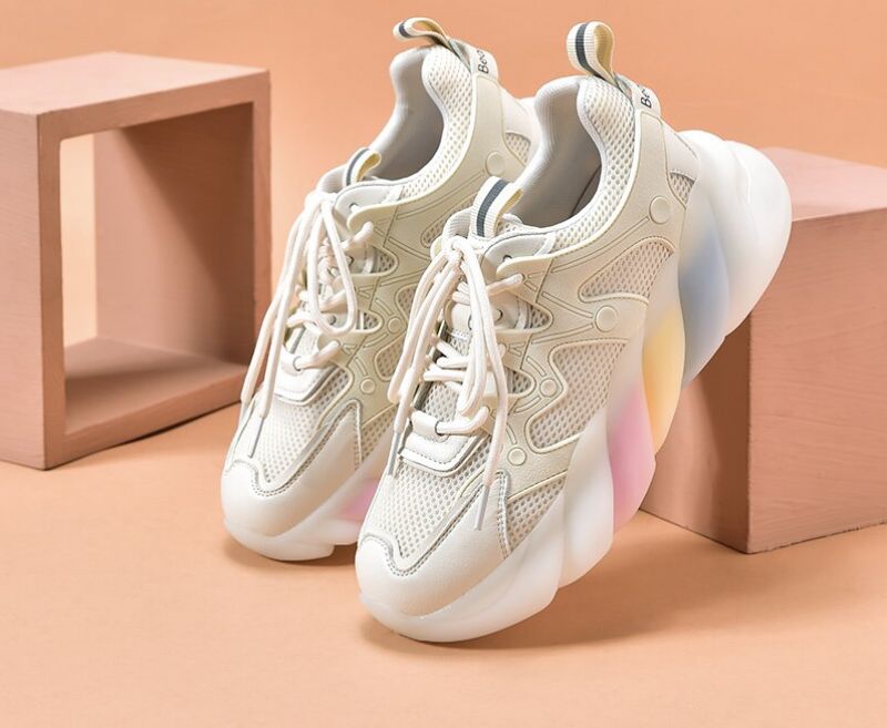 Dreamy Naisten Moniväriset Tennarit - Beige