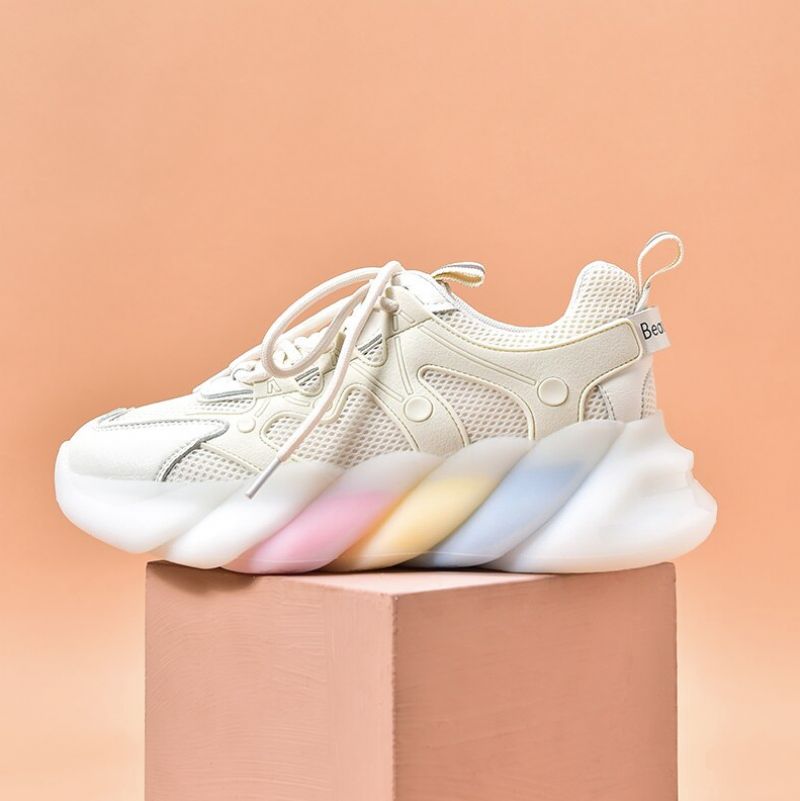 Dreamy Naisten Moniväriset Tennarit - Beige