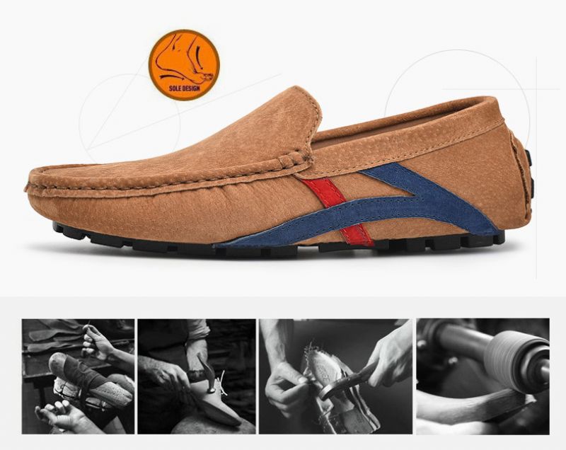 Dynamo Miesten Loafers Vapaa-ajan Kengät - Ruskea