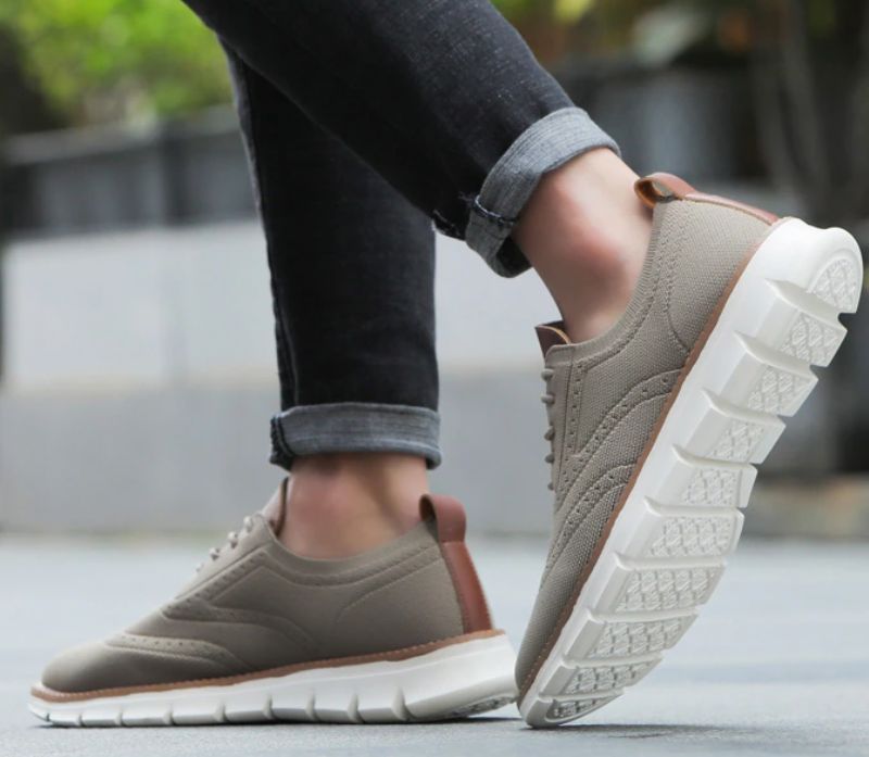 Ed Miesten Vapaat Tennarit - Beige
