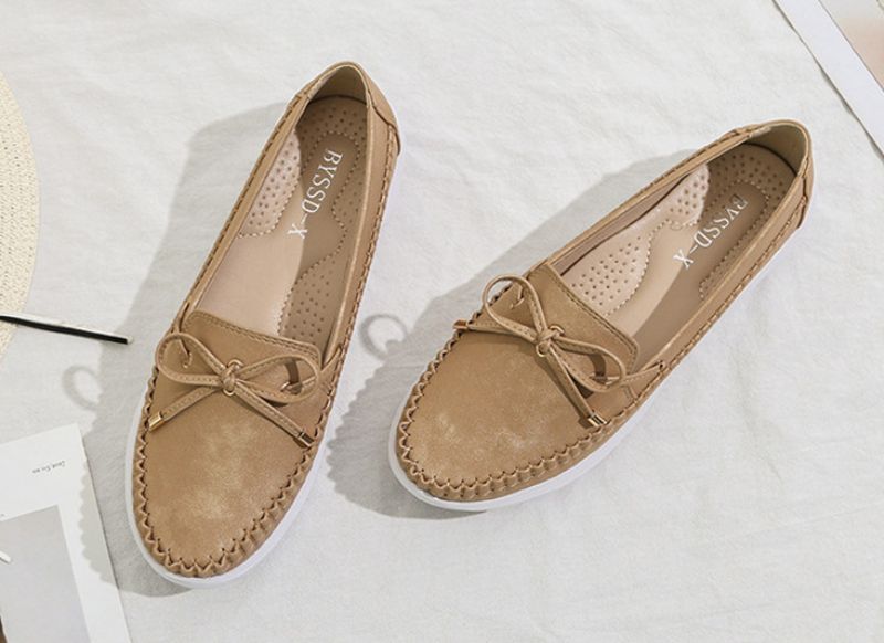 Edesia Naisten Nahkainen Loafer - Pinkki