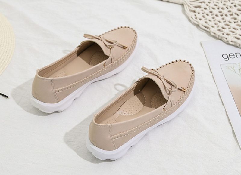 Edesia Naisten Nahkainen Loafer - Pinkki