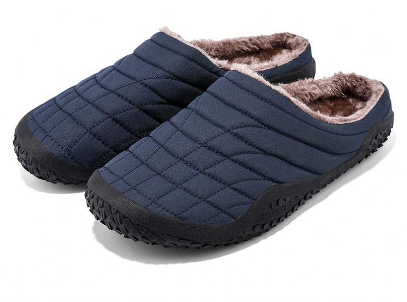 Edinson Miesten Lämpimät Tohvelit - Navy