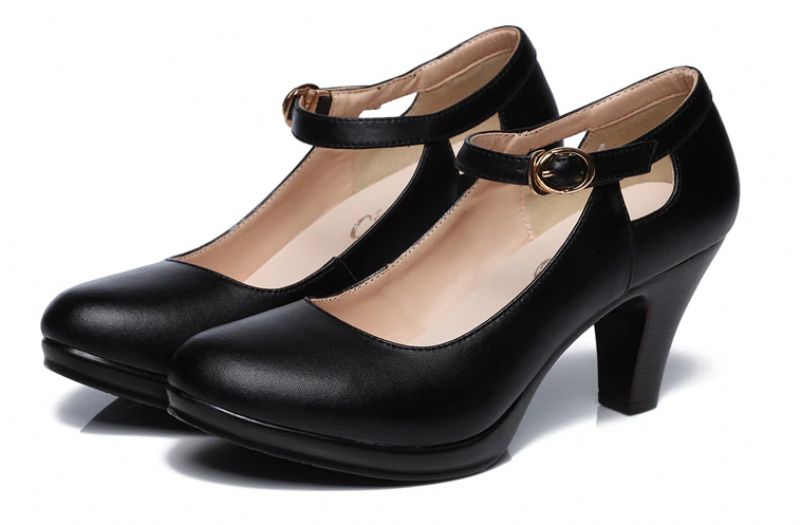 Eimy Naisten Mukavat Light Pumps -kengät - Musta