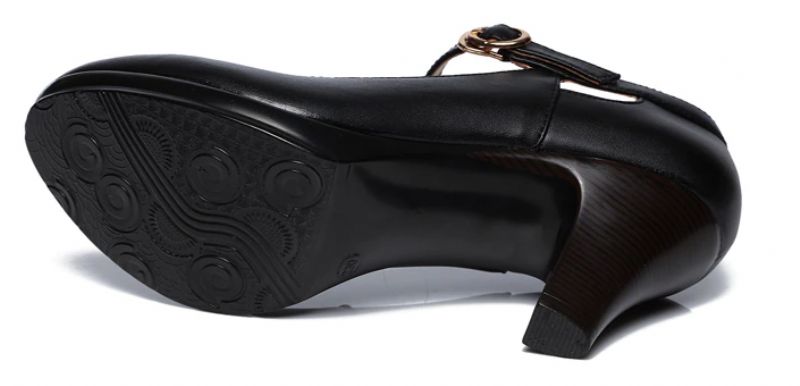 Eimy Naisten Mukavat Light Pumps -kengät - Musta