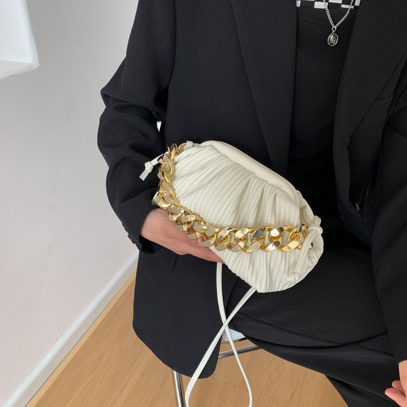 Eimy Naisten Paksuketjuinen Crossbody Käsilaukku - Iso Vihreä