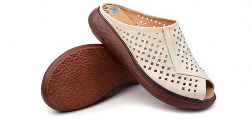 Ela Naisten Tohvelit - Beige