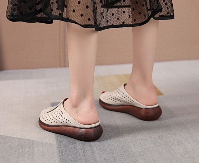 Ela Naisten Tohvelit - Beige
