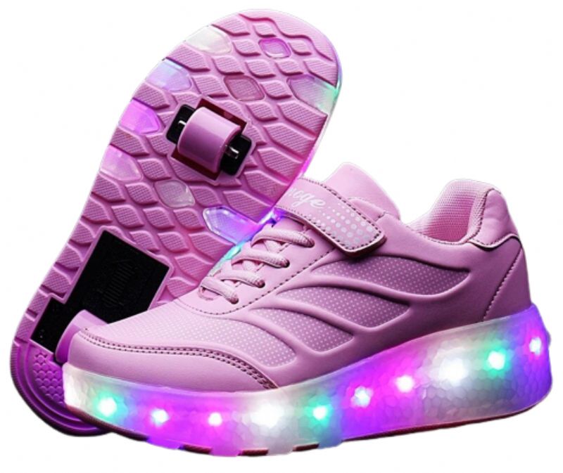 Elcira Tyttöjen Roller Sneaker - Pinkki