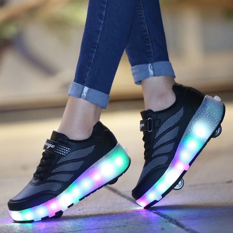 Elcira Tyttöjen Roller Sneaker - Pinkki