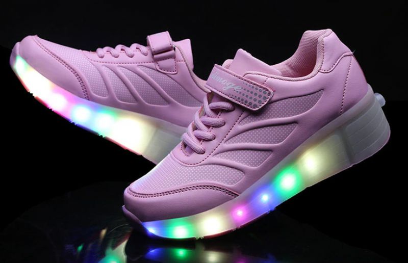 Elcira Tyttöjen Roller Sneaker - Pinkki