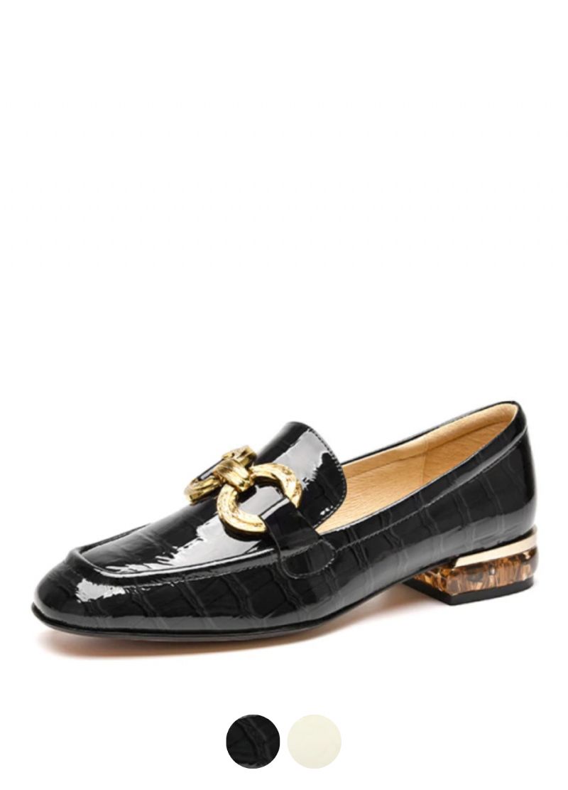 Eleanor Naisten Kiiltonahkaiset Loafer-kengät