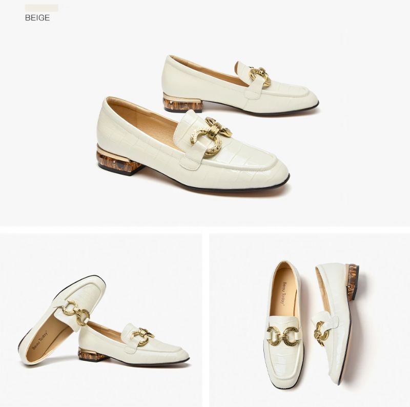 Eleanor Naisten Kiiltonahkaiset Loafer-kengät - Musta