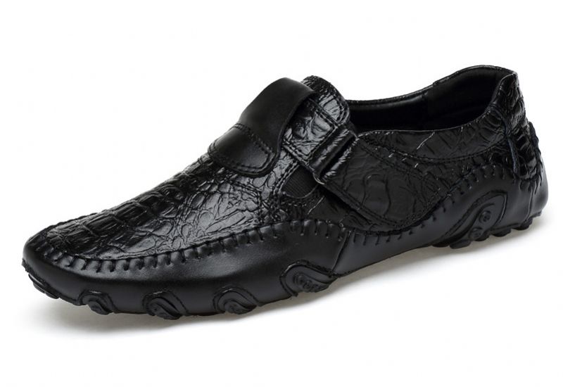 Elias Miesten Loafers -mekkokengät - Musta