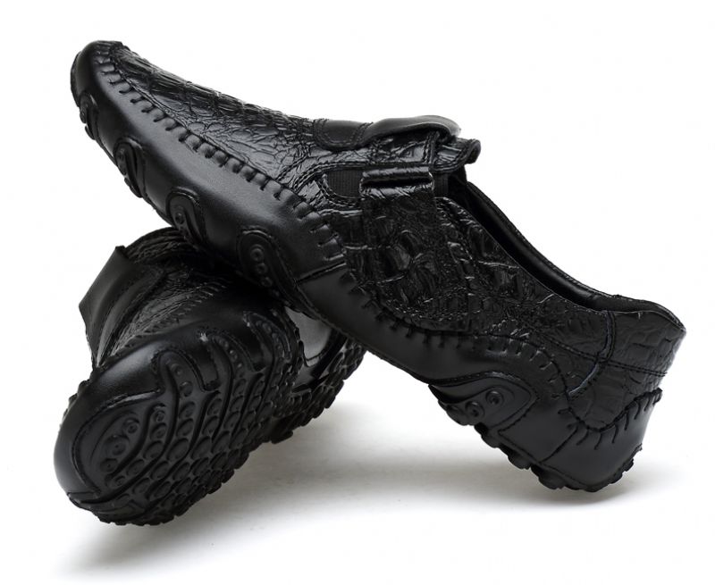 Elias Miesten Loafers -mekkokengät - Musta