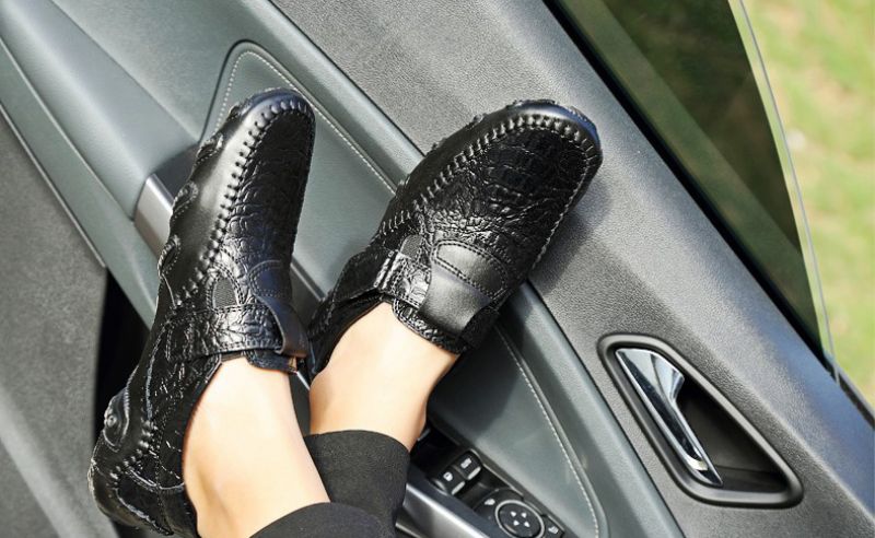 Elias Miesten Loafers -mekkokengät - Musta